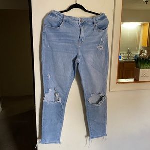 American Eagle distressed skinny jeans